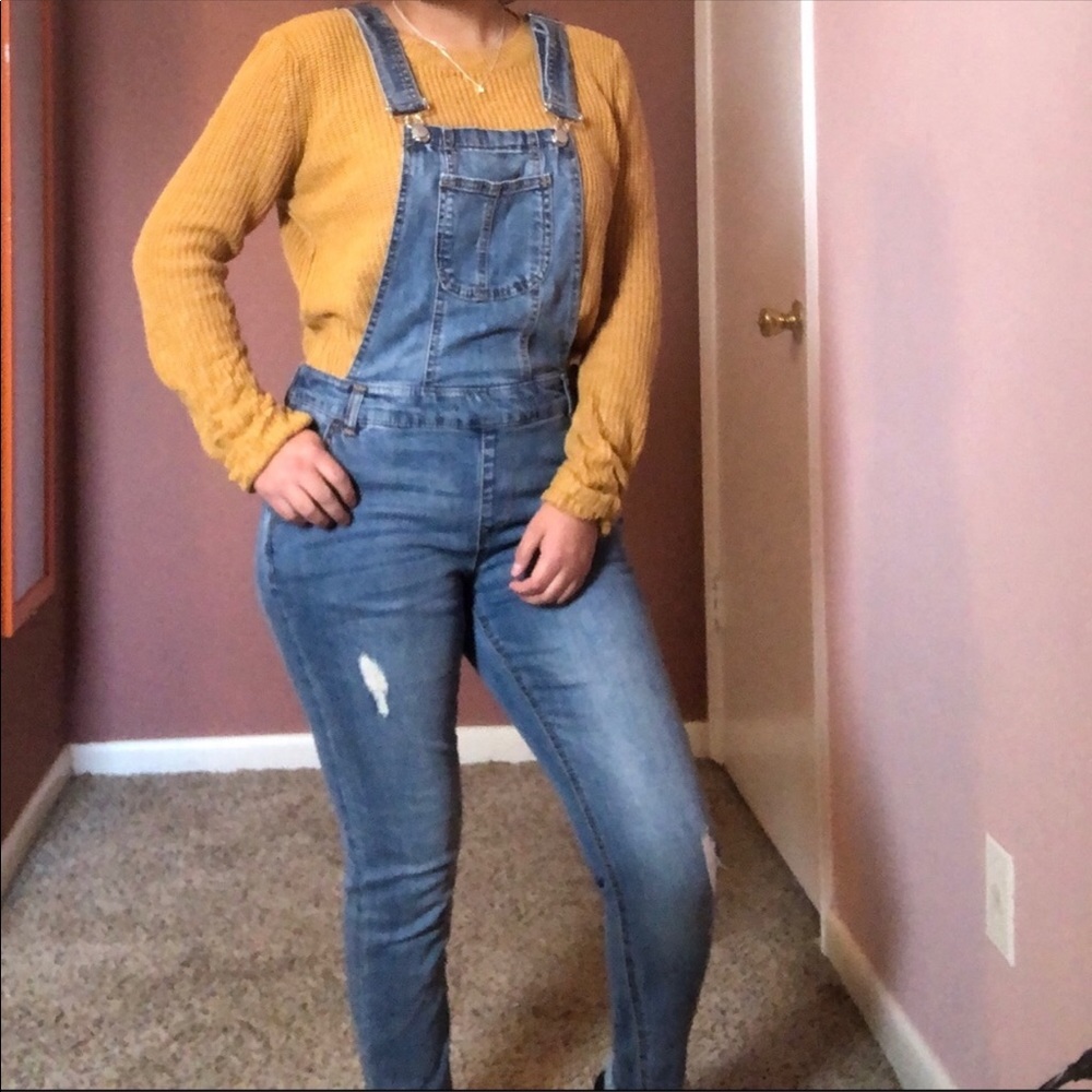 Denim Overalls